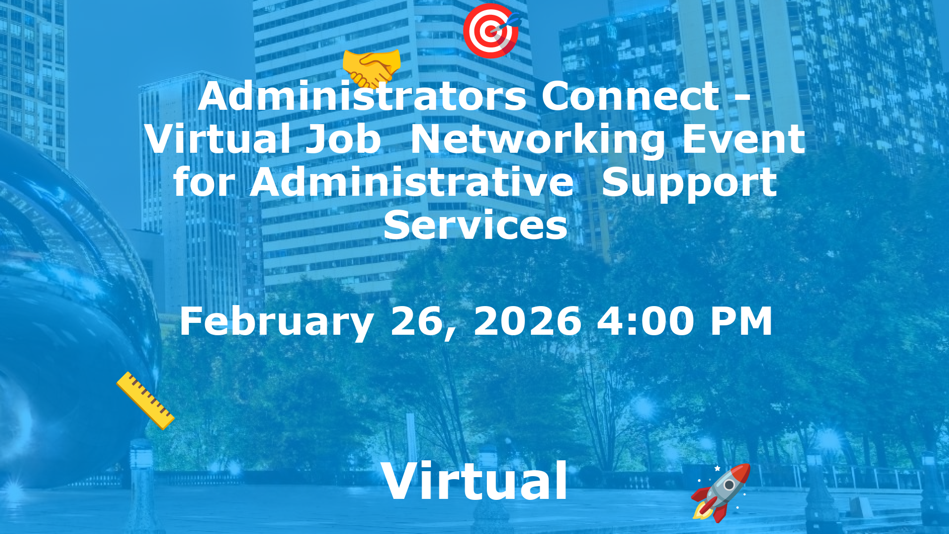 Administrators Connect - Virtual Job  Networking Event for Administrative  Support Services event image